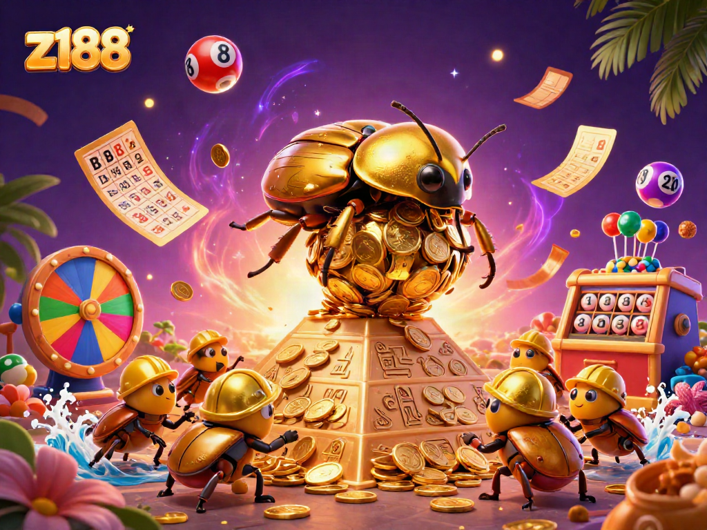 Engage with z188's thrilling lottery experience featuring vibrant colors and dynamic elements.