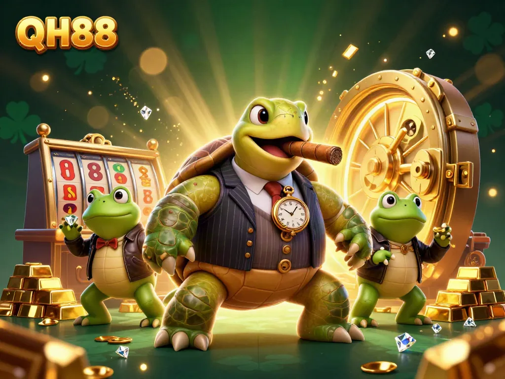 Experience the thrilling atmosphere of QH88's casino world with dynamic characters and rich visuals.